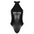 Noir - body lucido con collo alto (nero) - M