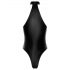 Noir - body lucido con collo alto (nero) - M