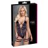 Cottelli - Body aperto e sensuale con cinghie (nero) - L