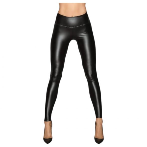 Noir - Leggings lunghi e lucidi (nero) - M