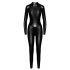 Noir - Tuta nera con zip sensuale - M