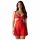 Obsessive Cupide Desir - sensuale set lingerie in pizzo trasparente rosso