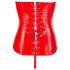 Black Level - corsetto vinile rosso - S