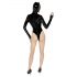 Black Velvet - Body Batwoman a maniche lunghe (nero)