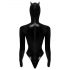 Black Velvet - Body Batwoman a maniche lunghe (nero)