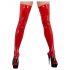 LATEX - calze da donna (rosso)