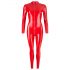 LATEX - Tuta Donna a Maniche Lunghe (Rosso)