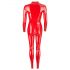 LATEX - Tuta Donna a Maniche Lunghe (Rosso)