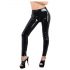 LATEX - Leggings con cerniera (nero)