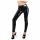 LATEX - Leggings con cerniera (nero) - S