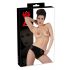 LATEX - slip donna con dildo interno (nero) - L