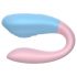 Mrow 03 - vibratore di coppia ricaricabile e impermeabile (blu-rosa)