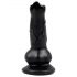 Animalorny - Dildo a forma di pene canino - 12cm (nero)