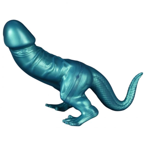 Toppedmonster - Dildo dinosauro in silicone 26 cm (turchese)