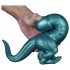 Toppedmonster - Dildo dinosauro in silicone 26 cm (turchese)