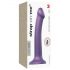 Strap-on-me Metallic Shine M - dildo viola metallizzato e sicuro sulla pelle