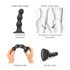 Strap-on-me Balls L - dildo con base e sfere (nero)