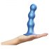 Strap-on-me Balls L - dildo con base e sfere (blu)