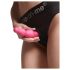 Strap-on-me Beads M - dildo perlato con base (rosa)