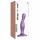 Strap-on-me Curvy S - dildo ondulato con base (viola)