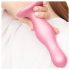 Strap-on-me Curvy S - dildo ondulato con base (rosa)