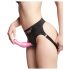 Strap-on-me Curvy M - dildo ondulato con base (rosa)