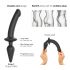 Strap-on-me Switch XXL Semirealistico - Dildo 2 in 1 (nero)