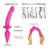 Strap-on-me Swith Semi-Realistic L - Dildo in silicone 2in1 (rosa)