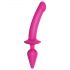 Strap-on-me Swith XXL Semi-Realistico - 2in1 Dildo (rosa)