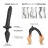 Strap-on-me Switch Realistic S - Dildo realistico 2 in 1 in silicone (nero)