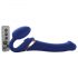 Strap-on-me M - vibratore strap-on a onde d'aria (blu)