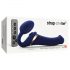 Strap-on-me M - vibratore strap-on a onde d'aria (blu)