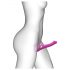 Strap-on-me S - Vibratore a onde d'aria con cintura - piccolo (rosa)