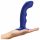 Strap-on-me M - Vibratore G-punto pulsante e waterproof (blu)