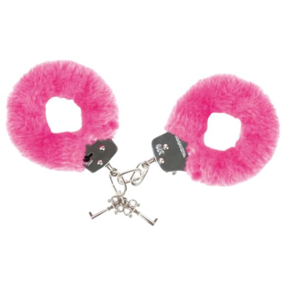 Love to Love Attach me - manette peluche rosa