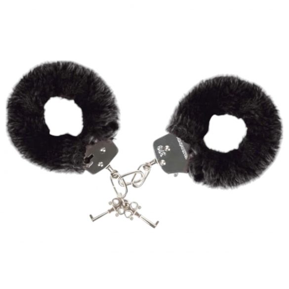 Love to Love Attach Me - manette in peluche nere