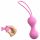 Love to Love Joia - Duo di sfere geisha in silicone (rosa)