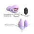 Love to Love Wonderlover - Vibratore G-spot con stimolatore clitorideo (malva)