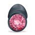 Dorcel Geisha Plug Ruby L - plug anale nero con gemma rosa