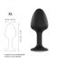 Dorcel Geisha Plug Diamond XL - plug anale nero con pietra bianca