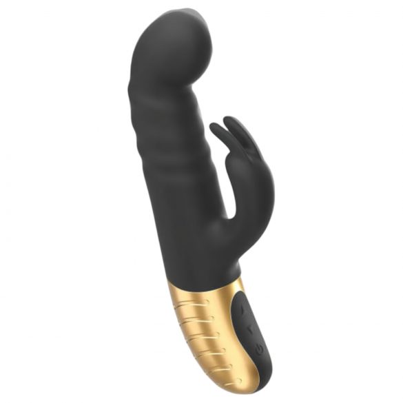 Dorcel G-Stormer - Vibratore nero con braccio stimolatore ricaricabile.