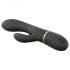 Dorcel Glam Rabbit - Vibratore nero con stimolatore clitorideo ricaricabile