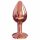 Dorcel Diamond Plug S - piccolo plug anale in alluminio (oro rosa)