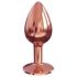 Dorcel Diamond Plug S - piccolo plug anale in alluminio (oro rosa)