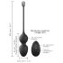 Dorcel Love Balls - Duo di sfere magnetiche (nero)