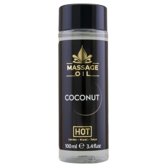 Olio da massaggio HOT per la cura della pelle - cocco (100ml)