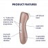 Satisfyer Pro 2+ - Massaggiatore clitorideo ricaricabile (marrone)