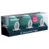 Satisfyer Egg Naughty - Set di masturbatori a forma di uovo (3 pezzi)