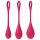 Satisfyer Yoni Power 1 - Set Gua Sha Rosse (3 pezzi)