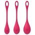 Satisfyer Yoni Power 1 - Set Gua Sha Rosse (3 pezzi)